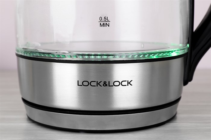 Bình đun siêu tốc Lock&Lock 1.8 lít EJK341 Màu Bạc