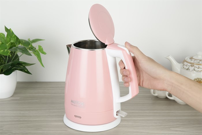 Bình đun siêu tốc Mutosi 1.7 lít MK-18 Màu Hồng