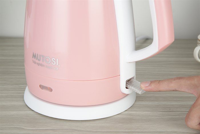 Bình đun siêu tốc Mutosi 1.7 lít MK-18 Màu Hồng