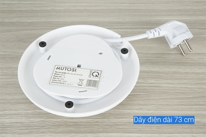 Bình đun siêu tốc Mutosi 1.7 lít MK-18 Màu Hồng