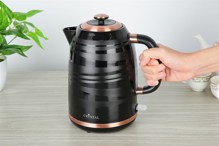 Bình đun siêu tốc Crystal 1.7 lít K512PN Màu Đen