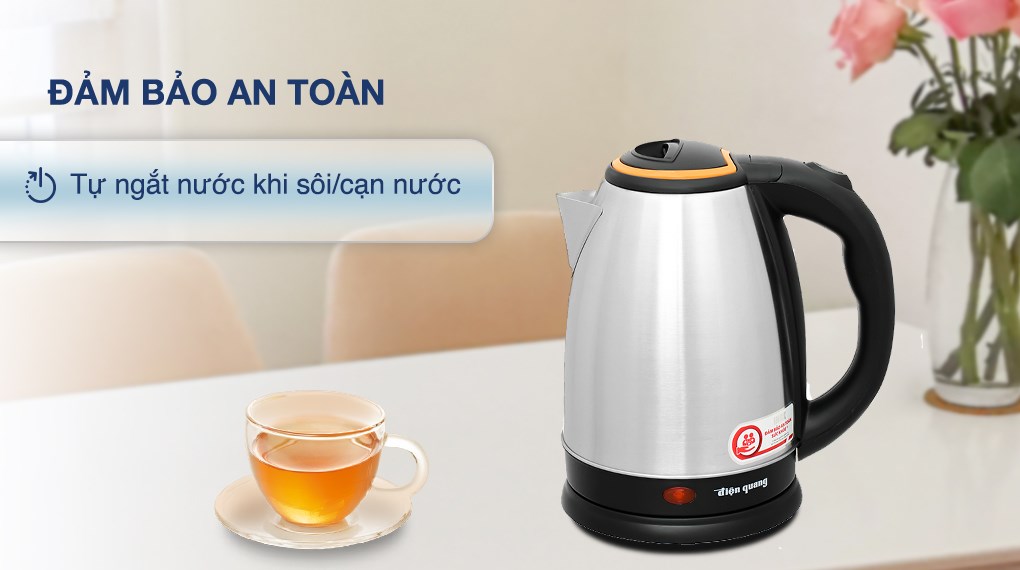 Bình đun siêu tốc Điện Quang 1.8 lít ĐQ EKT06 1518 BL