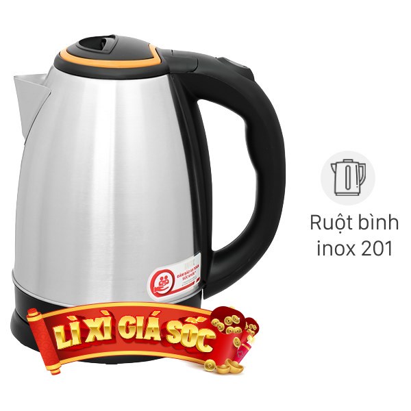 Bình đun siêu tốc Điện Quang 1.8 lít ĐQ EKT06 1518 BL