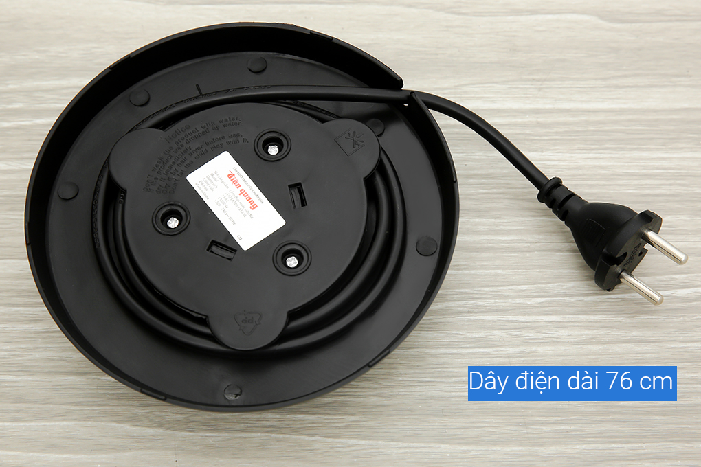 Bình đun siêu tốc Điện Quang 1.8 lít ĐQ EKT06 1518 BL Màu Đen