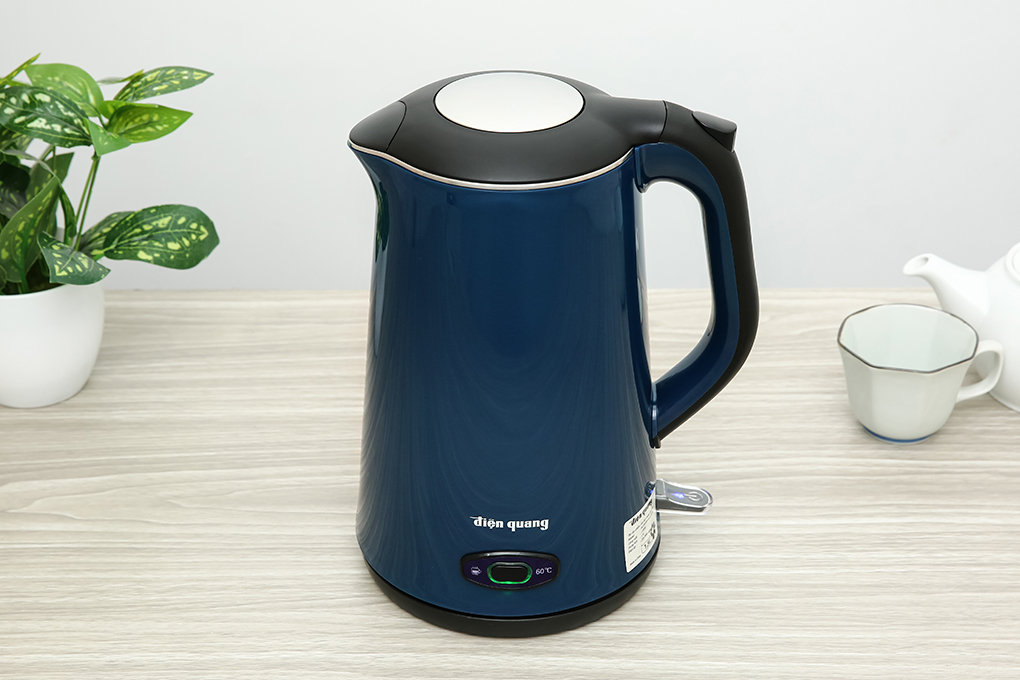 Ấm đun siêu tốc Điện Quang 1.5 lít ĐQ EKT09 1515 B KW Màu Xanh Dương