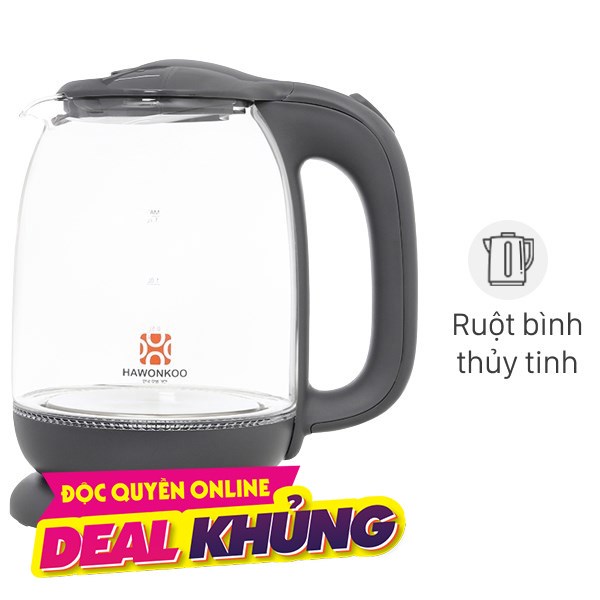 Ấm đun siêu tốc Hawonkoo 1.7 lít KEH-170-GR