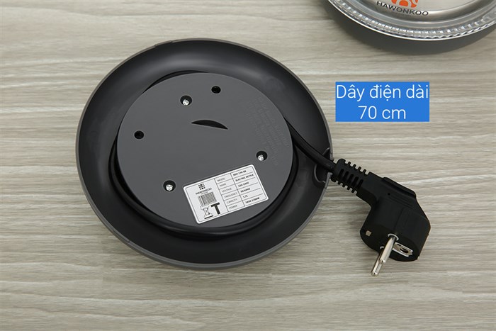 Bình đun siêu tốc Hawonkoo 1.7 lít KEH-170-GR Màu Xám