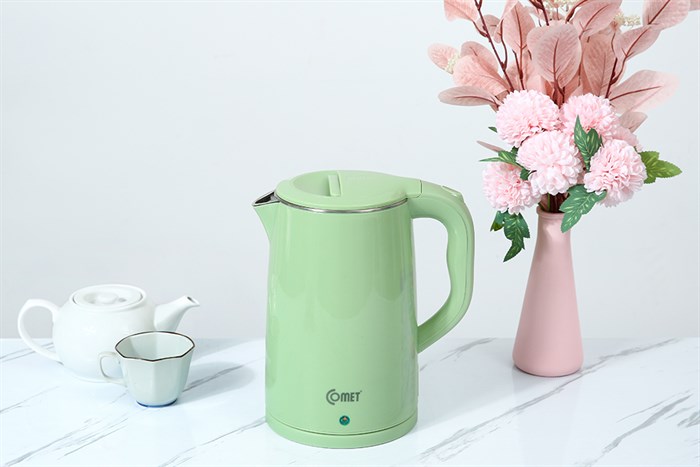Ấm đun siêu tốc Comet 1.8 lít CM8218 Màu Xanh