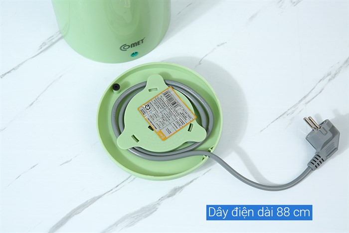 Ấm đun siêu tốc Comet 1.8 lít CM8218 Màu Xanh