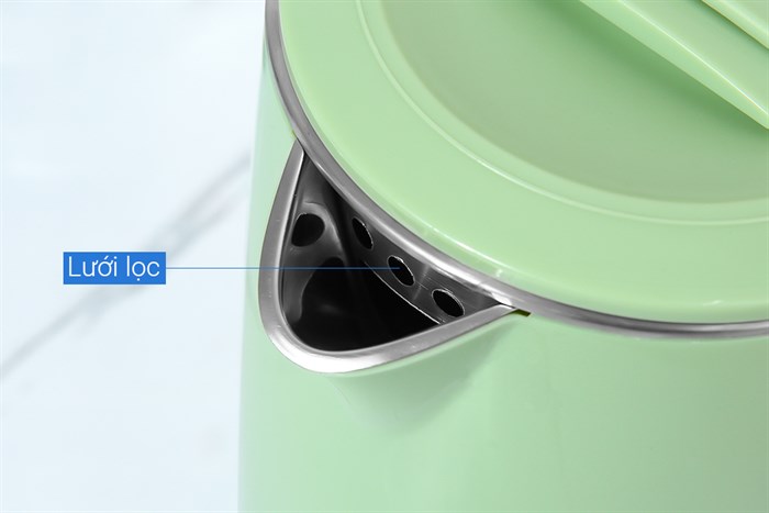 Ấm đun siêu tốc Comet 1.8 lít CM8218 Màu Xanh