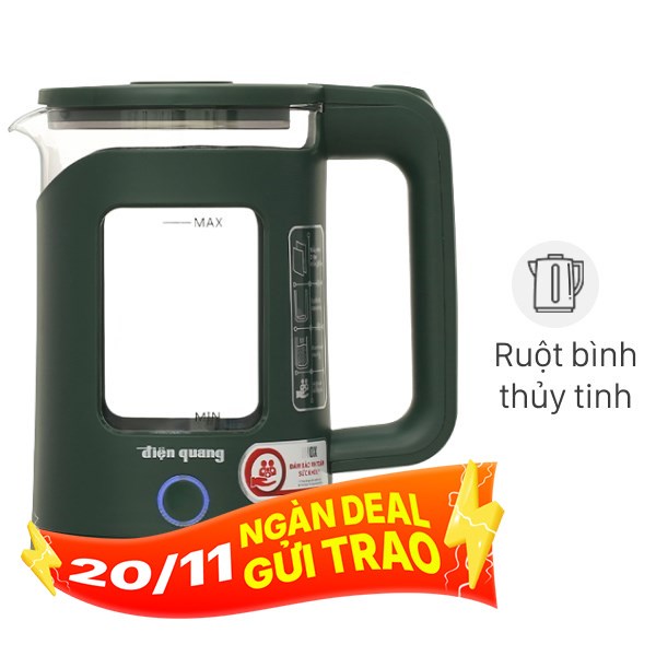 Ấm đun siêu tốc Điện Quang 1.5 lít ĐQ EKT16 1515 MG