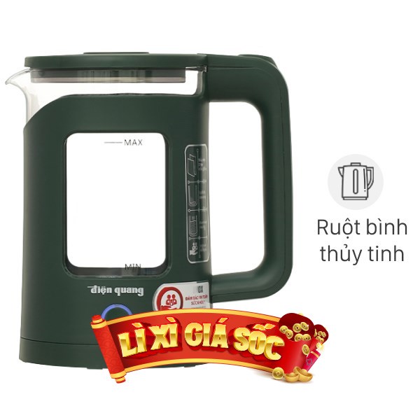 Bình đun siêu tốc Điện Quang 1.5 lít ĐQ EKT16 1515 MG