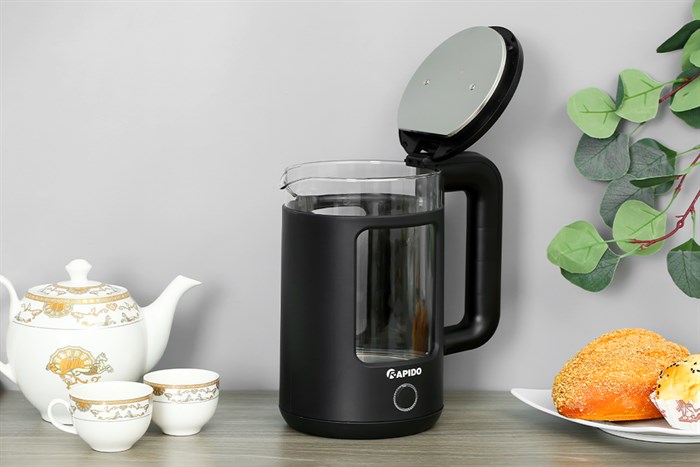 Bình đun siêu tốc Rapido 1.7 lít RK1715B Màu Đen