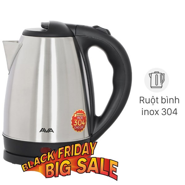 Ấm đun siêu tốc AVA 1.7 lít KES4149
                Mẫu mới
