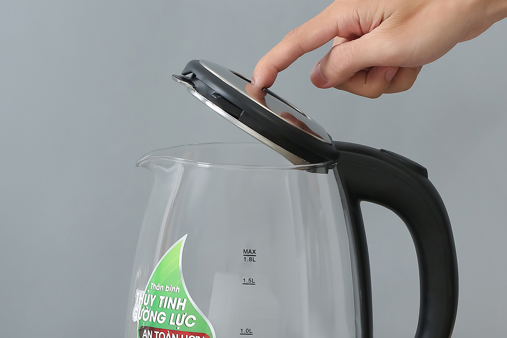 Bình đun siêu tốc AVA 1.8 lít EK2607G Màu Trắng - Bạc