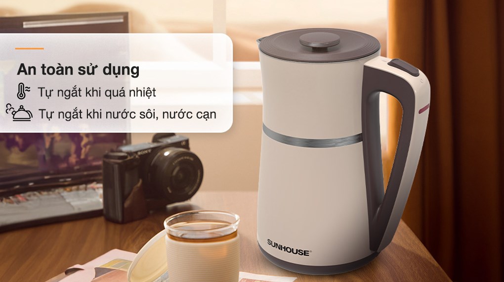Bình đun siêu tốc Sunhouse 1.7 lít SHD1360