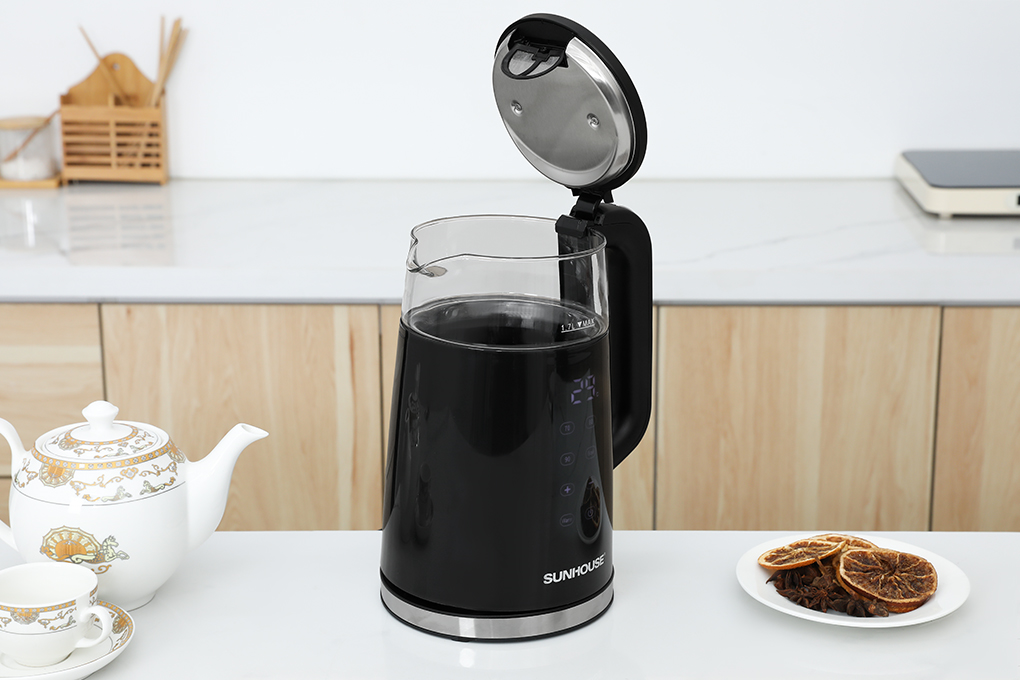 Bình đun siêu tốc Sunhouse Mama 1.7 lít SHD1333 Màu Đen