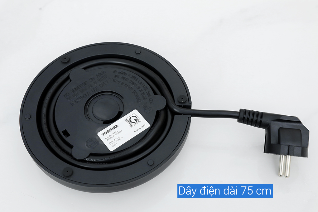 Bình đun siêu tốc Toshiba 1.5 lít KT-15DRTVN(H) - Thiết kế