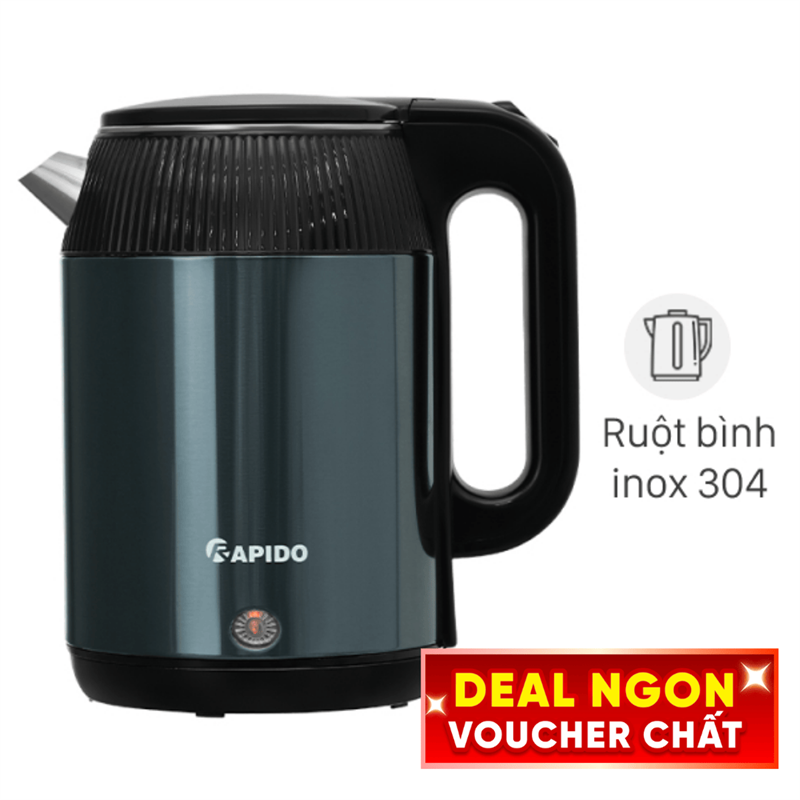 Bình đun siêu tốc Rapido 2.2 lít RK2217-B