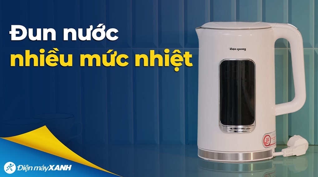 Ấm đun siêu tốc Điện Quang 1.7 lít ĐQ EKT17 2017 W