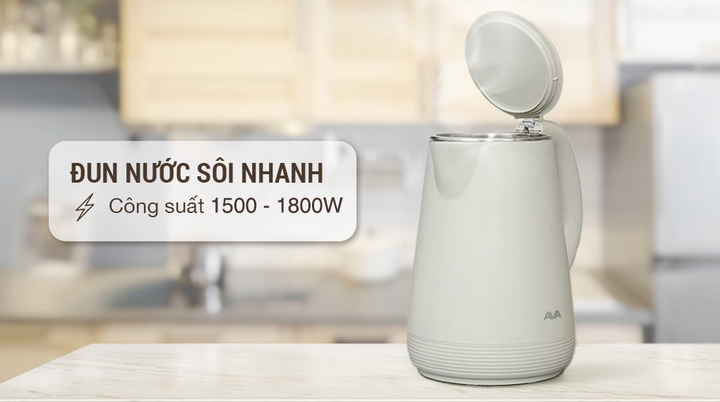Bình đun siêu tốc AVA 1.5 lít KES4139D