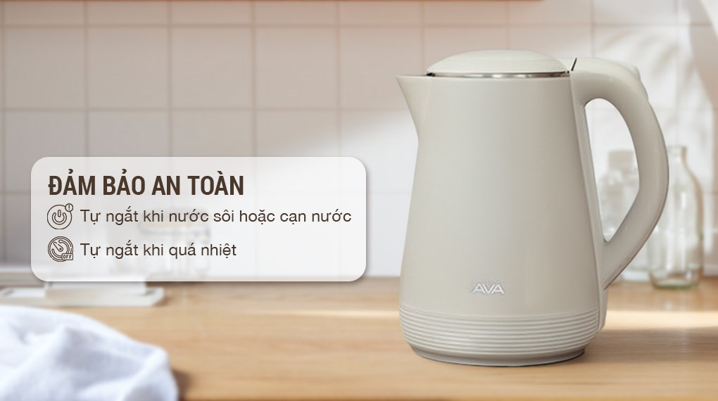 Bình đun siêu tốc AVA 1.5 lít KES4139D