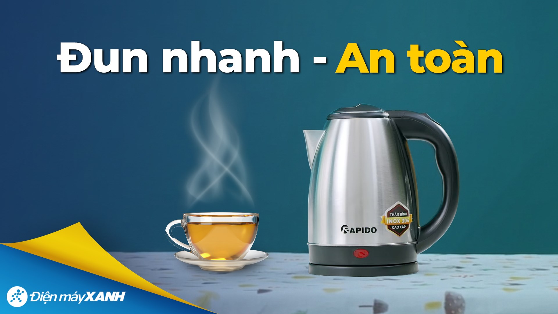 Ấm đun siêu tốc Rapido 1.8 lít RK-1815-3