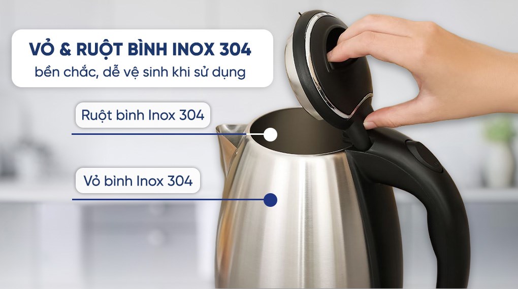 Ấm đun siêu tốc Rapido 1.8 lít RK-1815-3