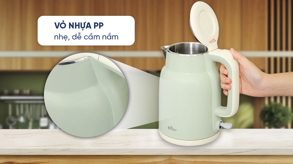 Bình đun siêu tốc Bear 1.5 lít KE-5H15V35