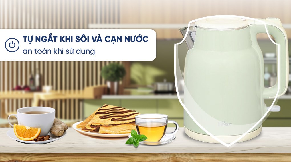 Bình đun siêu tốc Bear 1.5 lít KE-5H15V35