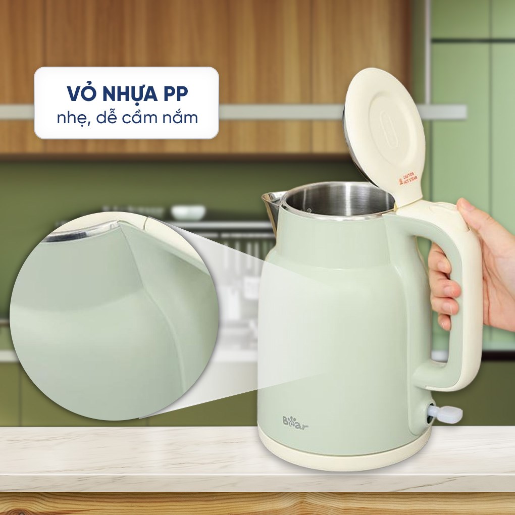 Bình đun siêu tốc Bear 1.5 lít KE-5H15V35