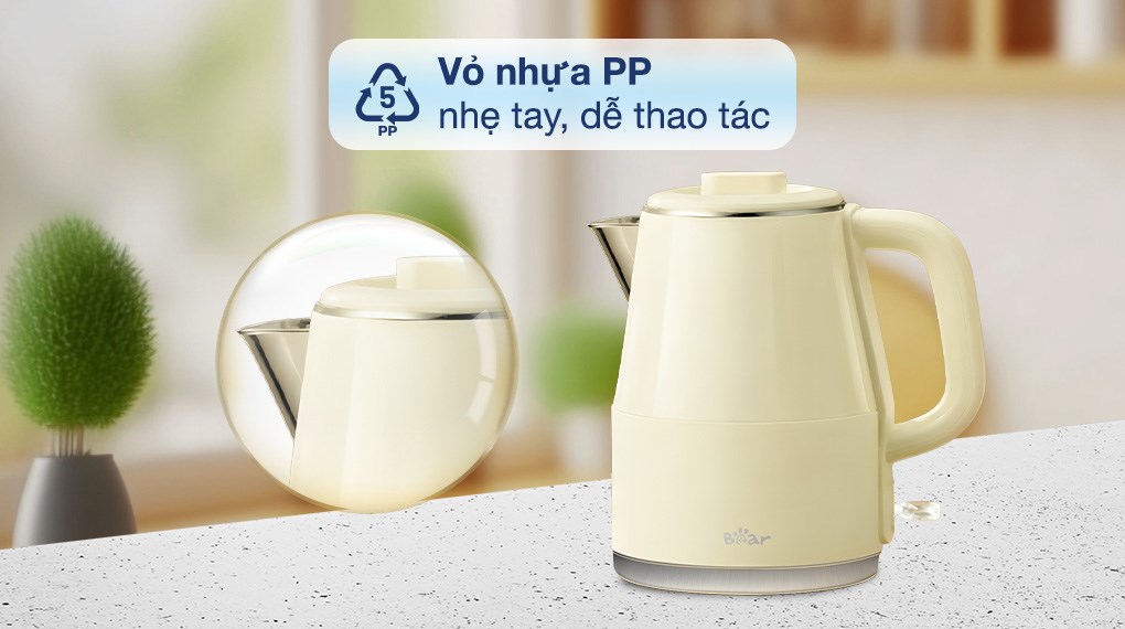 Bình đun siêu tốc Bear 2 lít KE-5H20B16