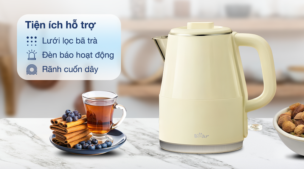 Bình đun siêu tốc Bear 2 lít KE-5H20B16