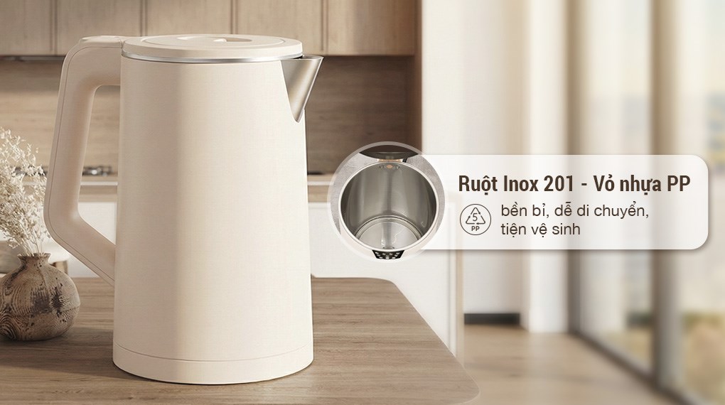 Bình đun siêu tốc Kangaroo 1.7 lít KGWK17P1G