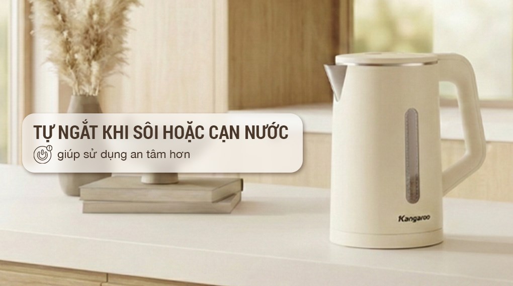 Bình đun siêu tốc Kangaroo 1.7 lít KGWK17P1G