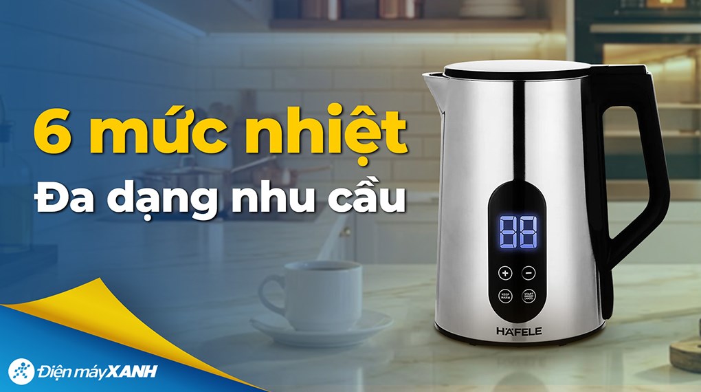Bình đun siêu tốc Hafele 1.7 lít HS-K1707DX