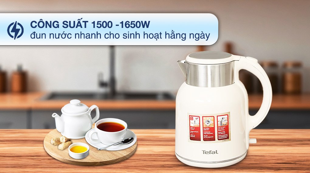 Bình đun siêu tốc Tefal 1.9 lít KO190AE0