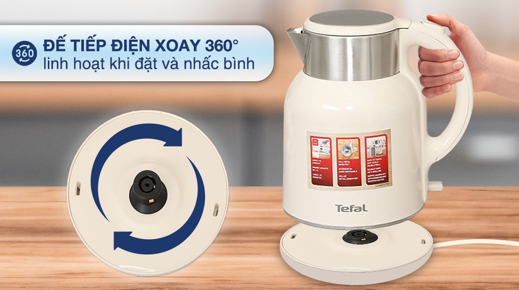 Bình đun siêu tốc Tefal 1.9 lít KO190AE0