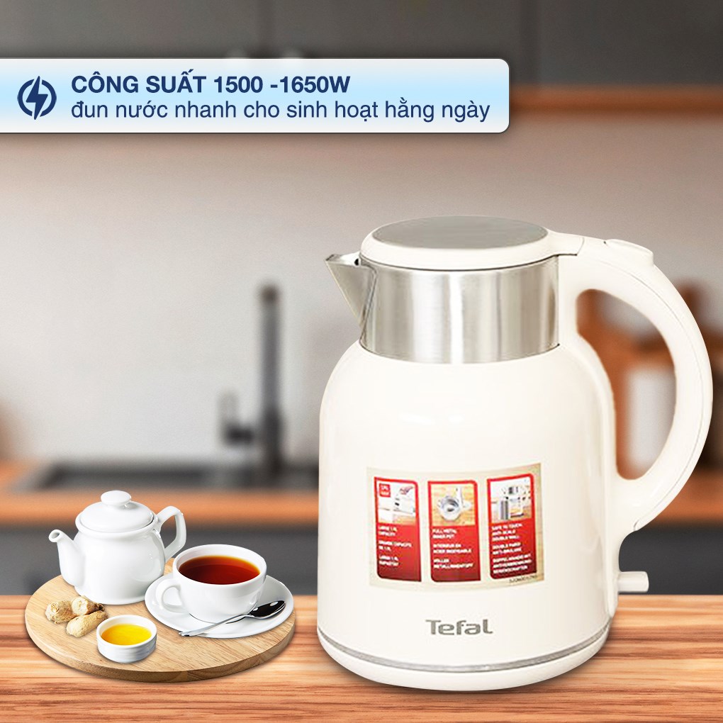 Bình đun siêu tốc Tefal 1.9 lít KO190AE0