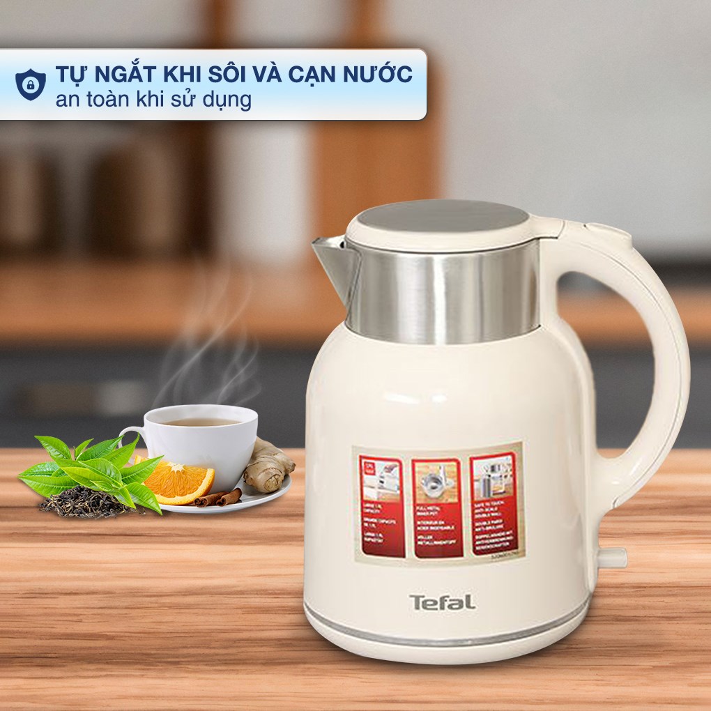 Bình đun siêu tốc Tefal 1.9 lít KO190AE0