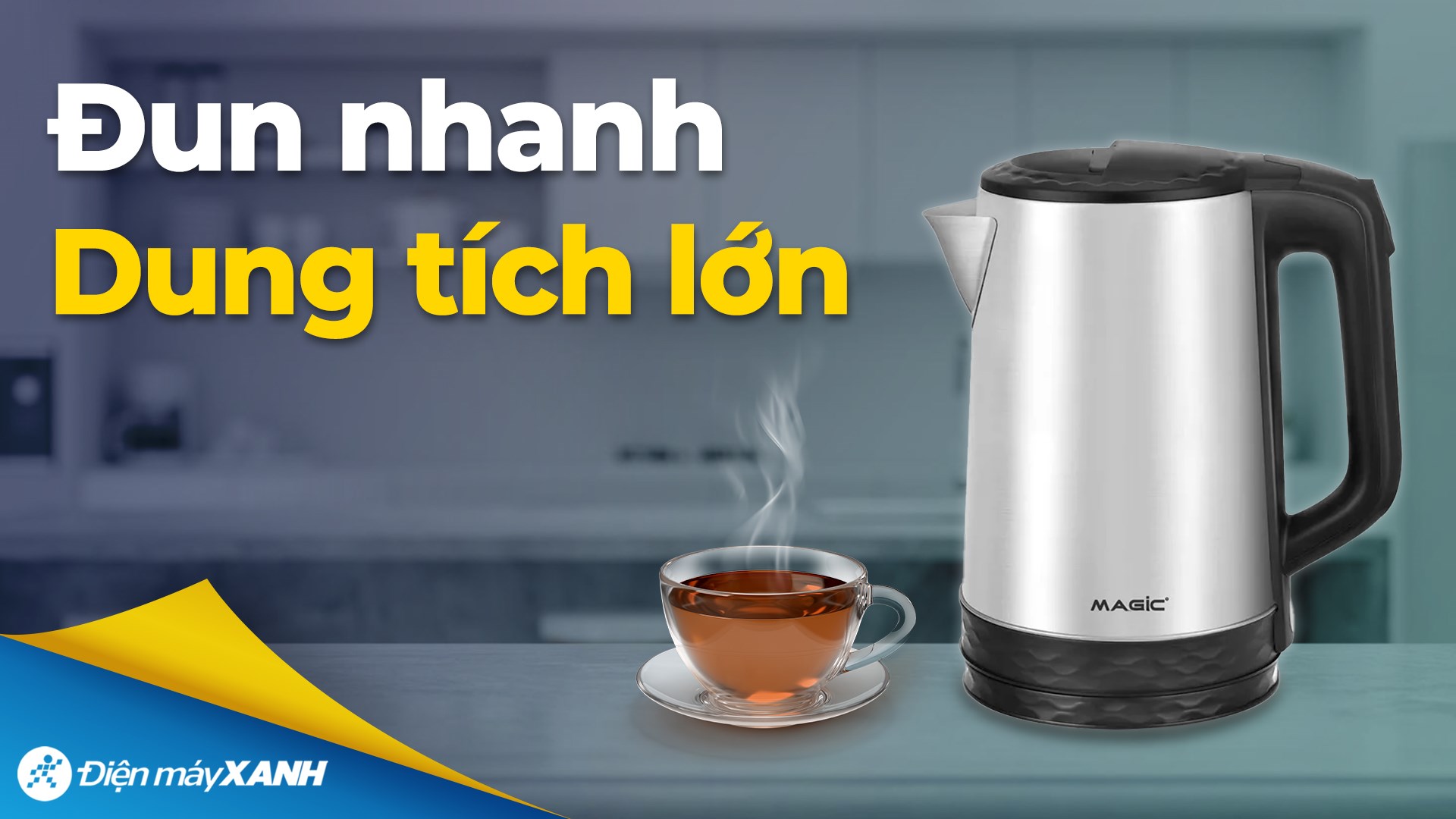 Bình đun siêu tốc Magic 1.8 lít A-072