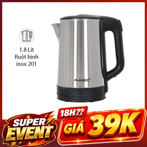 Bình đun siêu tốc Magic 1.8 lít A-072
