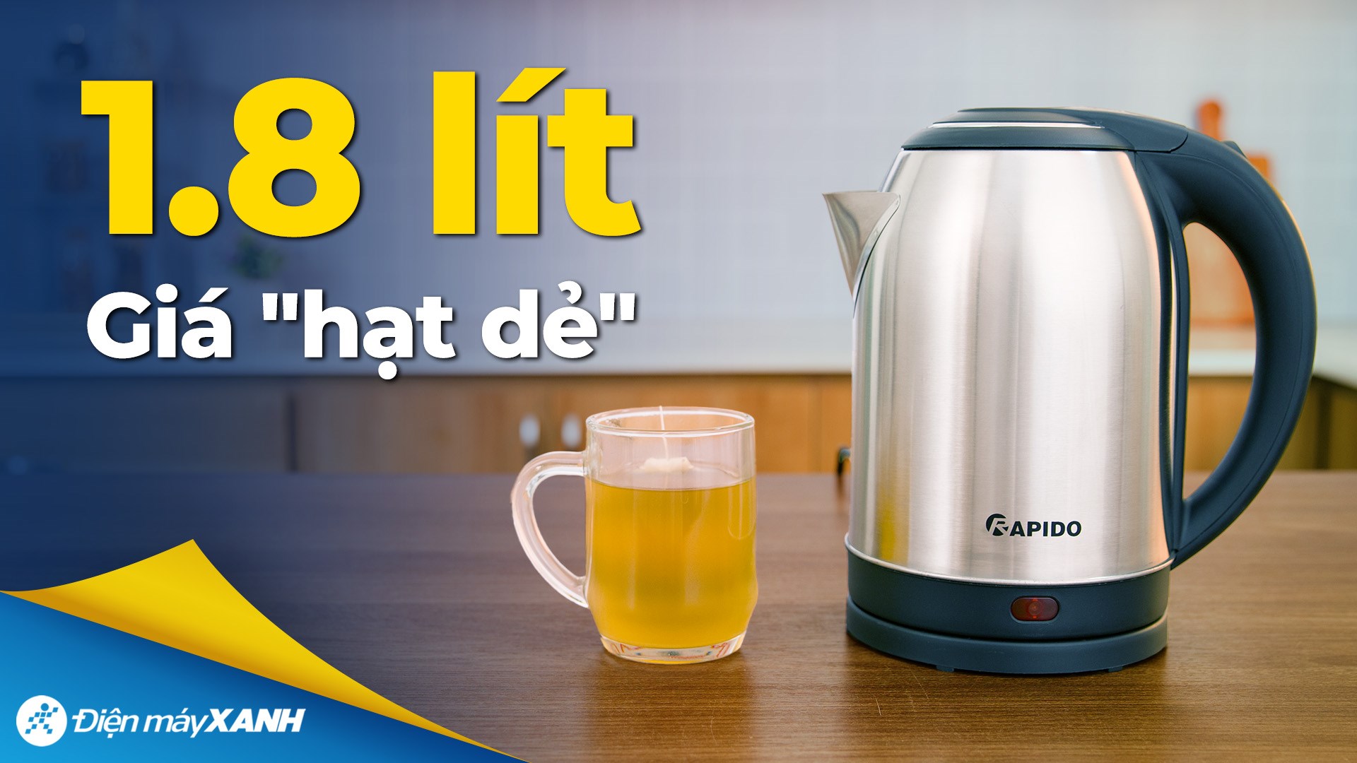 Bình đun siêu tốc Rapido 1.8 lít RK1815-2S