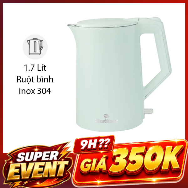 Bình đun siêu tốc BlueStone 1.7 lít KTB-3456