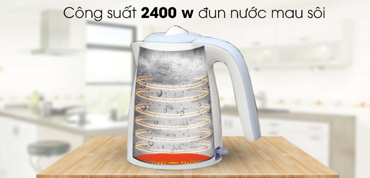 Bình siêu tốc Philips 0.8 lít HD4608