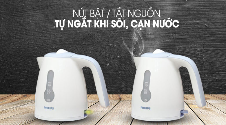 Bình siêu tốc Philips 0.8 lít HD4608