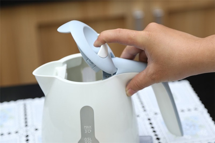 Bình siêu tốc Philips 0.8 lít HD4608 Màu Trắng - Xám