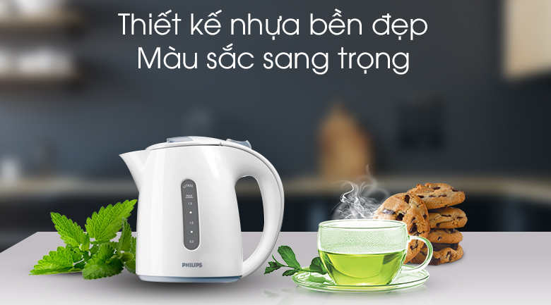 Bình đun siêu tốc Philips 1.5 lít HD4646