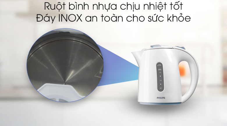 Bình đun siêu tốc Philips 1.5 lít HD4646