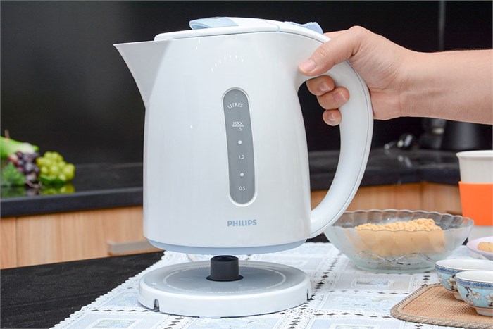Bình đun siêu tốc Philips 1.5 lít HD4646 Màu Trắng